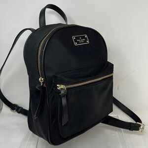 Kate Spade Bradley Wilson Road Backpack Black Nylon Carry On Bag